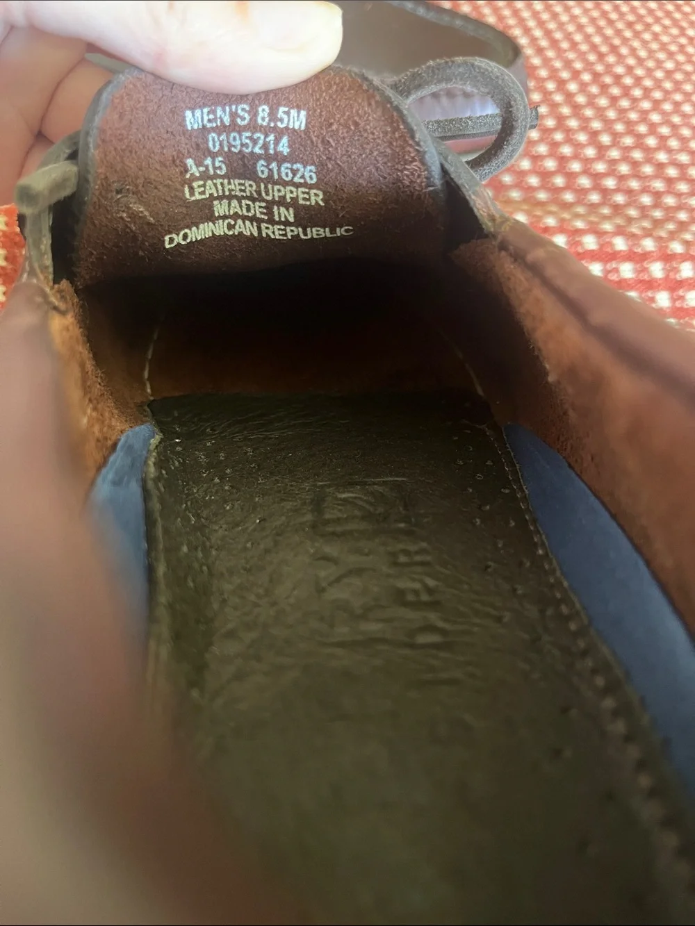 Men’s Sperry Topsider Brown Leather Boat Shoes